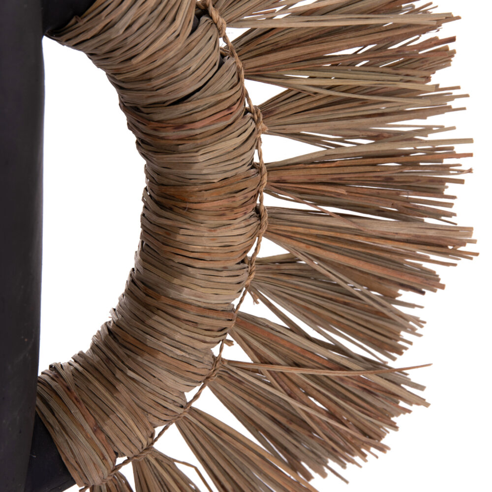 ΕΠΙΤΡΑΠΕΖΙΟ ΔΙΑΚΟΣΜΗΤΙΚΟ ΒΑΖΟ ALICA HM4668.01L ΜΑΥΡΗ ΤΕΡΑΚΟΤΑ & GRASS--64x22x38Υεκ - Image 5