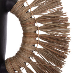 ΕΠΙΤΡΑΠΕΖΙΟ ΔΙΑΚΟΣΜΗΤΙΚΟ ΒΑΖΟ ALICA HM4668.01L ΜΑΥΡΗ ΤΕΡΑΚΟΤΑ & GRASS--64x22x38Υεκ - Image 9