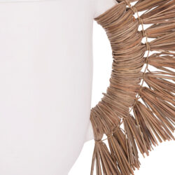 ΕΠΙΤΡΑΠΕΖΙΟ ΔΙΑΚΟΣΜΗΤΙΚΟ ΒΑΖΟ ALICA HM4668.02L ΛΕΥΚΗ ΤΕΡΑΚΟΤΑ & GRASS--64x22x38Υεκ - Image 10