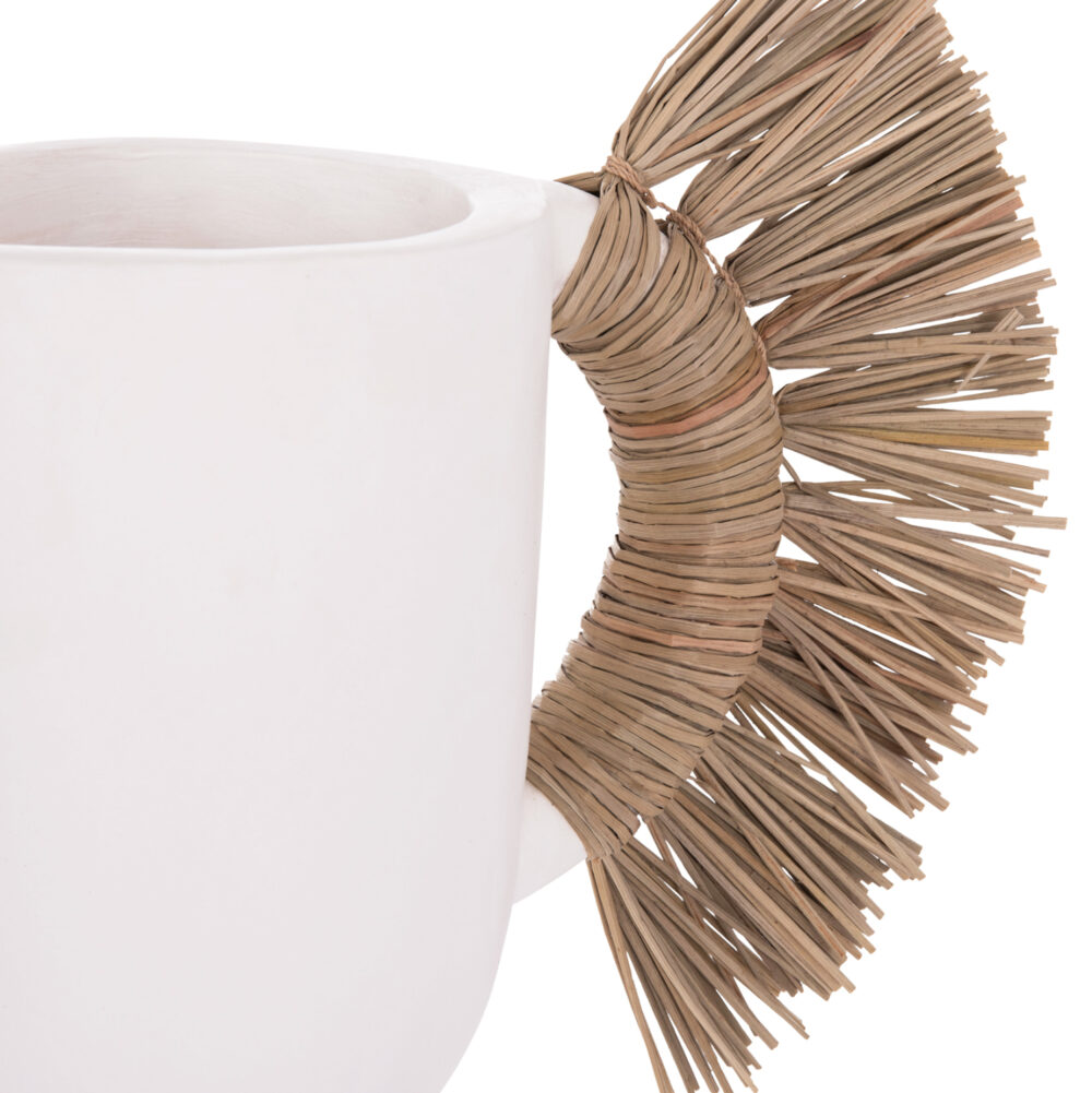 ΕΠΙΤΡΑΠΕΖΙΟ ΔΙΑΚΟΣΜΗΤΙΚΟ ΒΑΖΟ ALICA HM4668.02S ΛΕΥΚΗ ΤΕΡΑΚΟΤΑ & GRASS--55x19x34Υεκ - Image 7