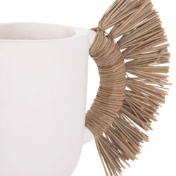 ΕΠΙΤΡΑΠΕΖΙΟ ΔΙΑΚΟΣΜΗΤΙΚΟ ΒΑΖΟ ALICA HM4668.02S ΛΕΥΚΗ ΤΕΡΑΚΟΤΑ & GRASS--55x19x34Υεκ - Image 7