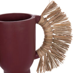 ΕΠΙΤΡΑΠΕΖΙΟ ΔΙΑΚΟΣΜΗΤΙΚΟ ΒΑΖΟ ALICA HM4668.06L ΒΥΣΣΙΝΙ ΤΕΡΑΚΟΤΑ & GRASS--64x22x38Υεκ - Image 4