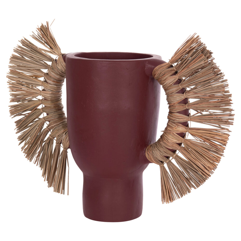 ΕΠΙΤΡΑΠΕΖΙΟ ΔΙΑΚΟΣΜΗΤΙΚΟ ΒΑΖΟ ALICA HM4668.06L ΒΥΣΣΙΝΙ ΤΕΡΑΚΟΤΑ & GRASS--64x22x38Υεκ - Image 6