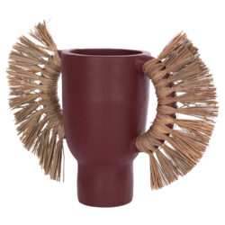 ΕΠΙΤΡΑΠΕΖΙΟ ΔΙΑΚΟΣΜΗΤΙΚΟ ΒΑΖΟ ALICA HM4668.06L ΒΥΣΣΙΝΙ ΤΕΡΑΚΟΤΑ & GRASS--64x22x38Υεκ - Image 6