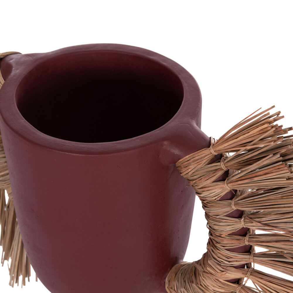 ΕΠΙΤΡΑΠΕΖΙΟ ΔΙΑΚΟΣΜΗΤΙΚΟ ΒΑΖΟ ALICA HM4668.06L ΒΥΣΣΙΝΙ ΤΕΡΑΚΟΤΑ & GRASS--64x22x38Υεκ - Image 10