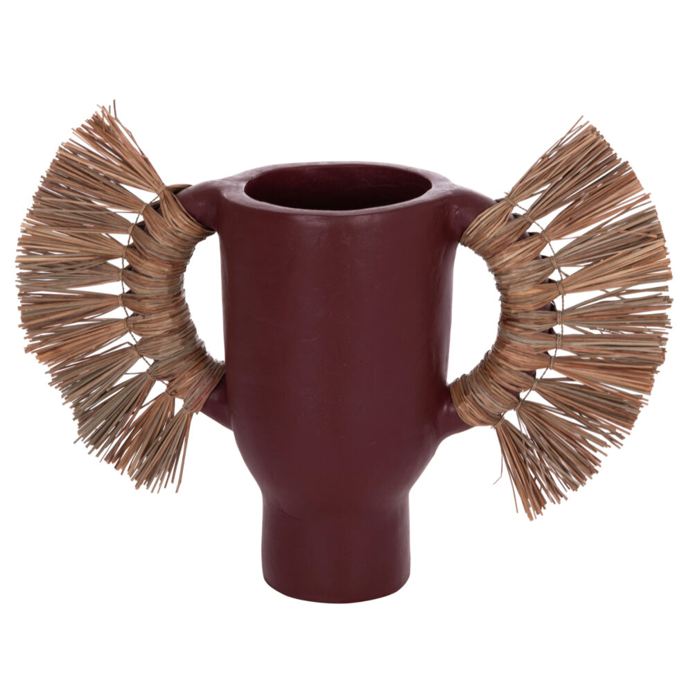 ΕΠΙΤΡΑΠΕΖΙΟ ΔΙΑΚΟΣΜΗΤΙΚΟ ΒΑΖΟ ALICA HM4668.06S ΒΥΣΣΙΝΙ ΤΕΡΑΚΟΤΑ & GRASS--55x19x34Υεκ - Image 1