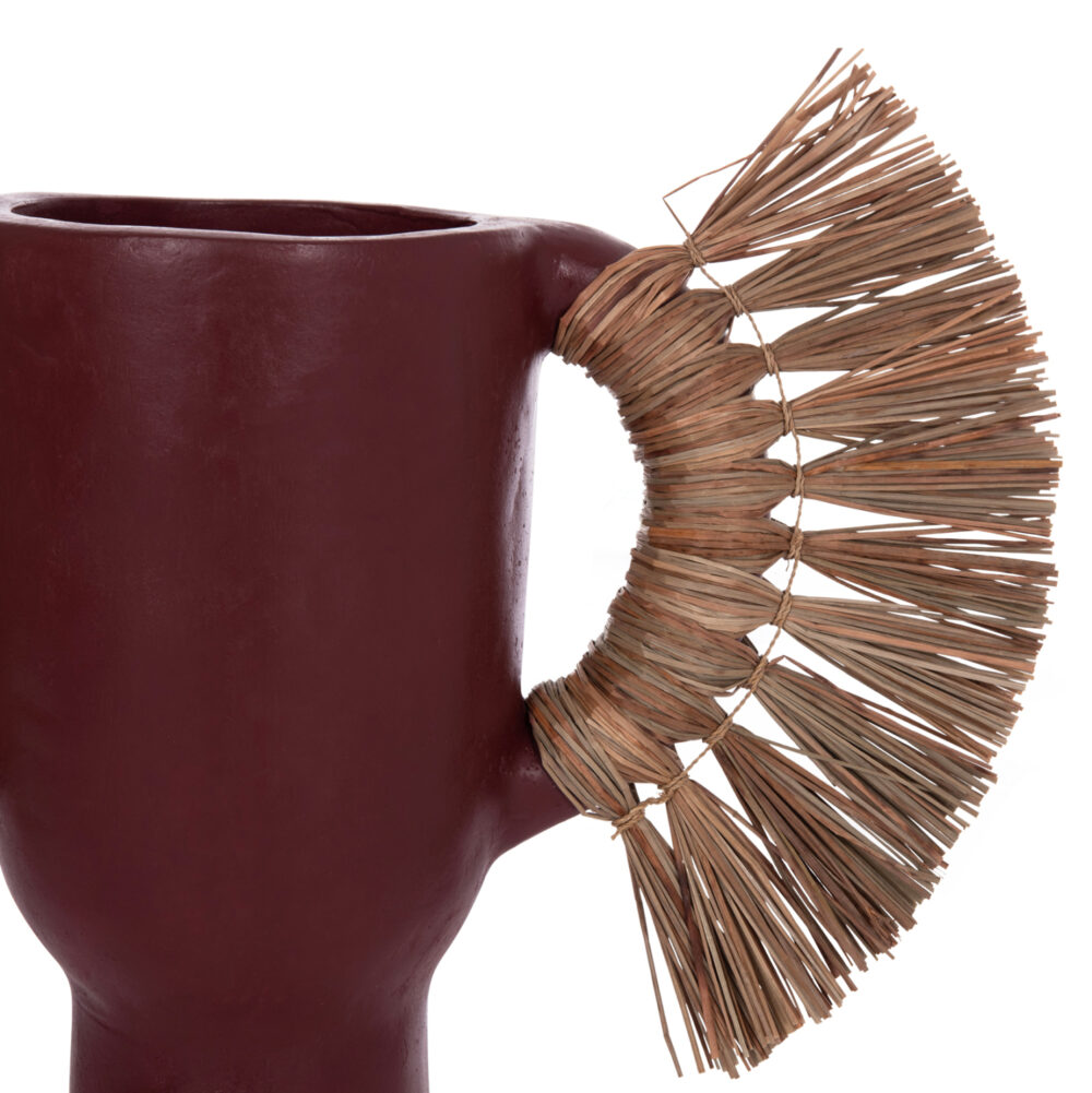 ΕΠΙΤΡΑΠΕΖΙΟ ΔΙΑΚΟΣΜΗΤΙΚΟ ΒΑΖΟ ALICA HM4668.06S ΒΥΣΣΙΝΙ ΤΕΡΑΚΟΤΑ & GRASS--55x19x34Υεκ - Image 5