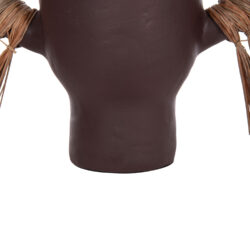 ΕΠΙΤΡΑΠΕΖΙΟ ΔΙΑΚΟΣΜΗΤΙΚΟ ΒΑΖΟ ALICA HM4668.07S ΣΟΚΟΛΑΤΙ ΤΕΡΑΚΟΤΑ & GRASS--55x19x34Υεκ - Image 9