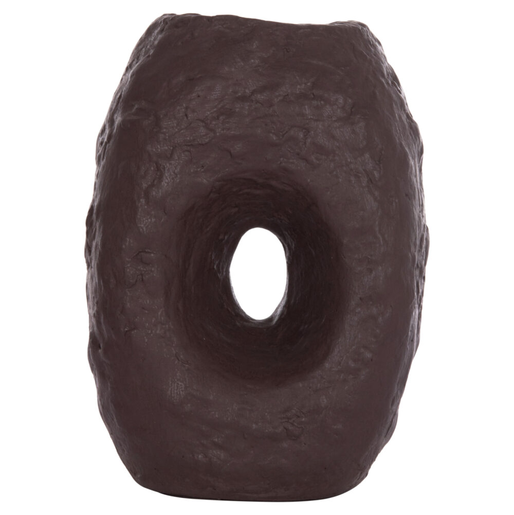 ΕΠΙΤΡΑΠΕΖΙΟ ΔΙΑΚΟΣΜΗΤΙΚΟ ΒΑΖΟ NAMENTIS HM4673.07L ΣΟΚΟΛΑΤΙ ΤΕΡΑΚΟΤΑ--26.5x16x36.5Υεκ - Image 3