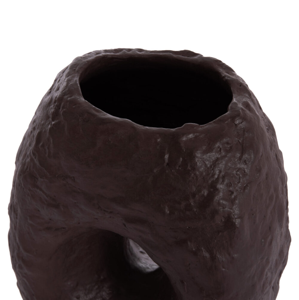 ΕΠΙΤΡΑΠΕΖΙΟ ΔΙΑΚΟΣΜΗΤΙΚΟ ΒΑΖΟ NAMENTIS HM4673.07L ΣΟΚΟΛΑΤΙ ΤΕΡΑΚΟΤΑ--26.5x16x36.5Υεκ - Image 9