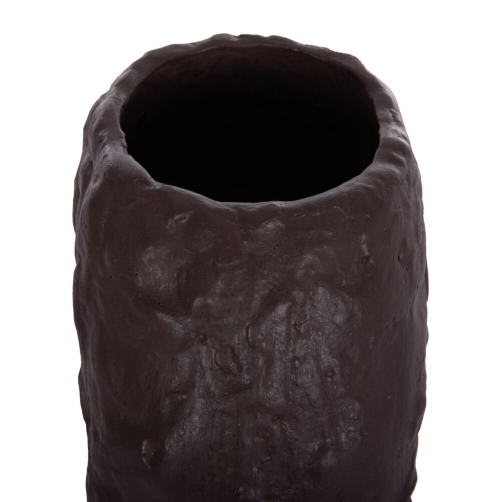 ΕΠΙΤΡΑΠΕΖΙΟ ΔΙΑΚΟΣΜΗΤΙΚΟ ΒΑΖΟ NAMENTIS HM4673.07S ΣΟΚΟΛΑΤΙ ΤΕΡΑΚΟΤΑ--22x13x28Υεκ - Image 8