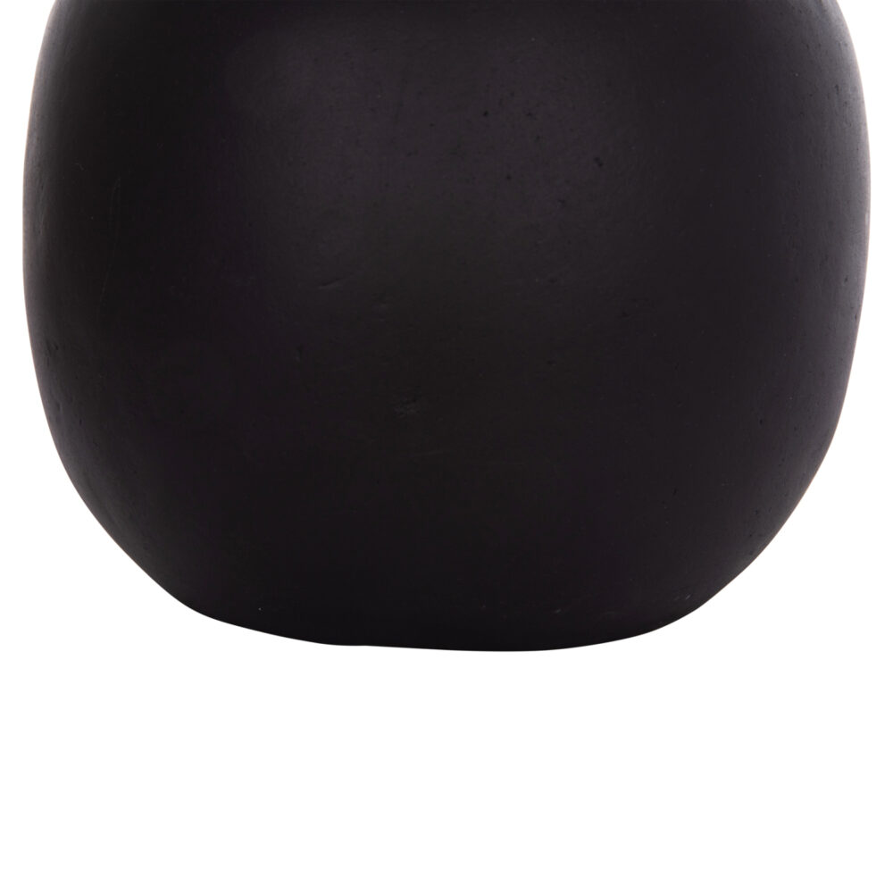 ΕΠΙΤΡΑΠΕΖΙΟ ΔΙΑΚΟΣΜΗΤΙΚΟ ΒΑΖΟ LENNOX HM4675.01L TΕΡΑΚΟΤΑ ΣΕ ΜΑΥΡΟ--Φ22x20Υεκ. - Image 8