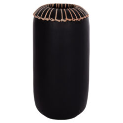 ΕΠΙΤΡΑΠΕΖΙΟ ΔΙΑΚΟΣΜΗΤΙΚΟ ΒΑΖΟ LENNOX HM4675.01S TΕΡΑΚΟΤΑ ΣΕ ΜΑΥΡΟ--Φ18x33Υεκ. - Image 6