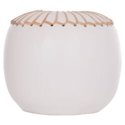 ΕΠΙΤΡΑΠΕΖΙΟ ΔΙΑΚΟΣΜΗΤΙΚΟ ΒΑΖΟ LENNOX HM4675.02L TΕΡΑΚΟΤΑ ΣΕ ΛΕΥΚΟ--Φ22x20Υεκ. - Image 3