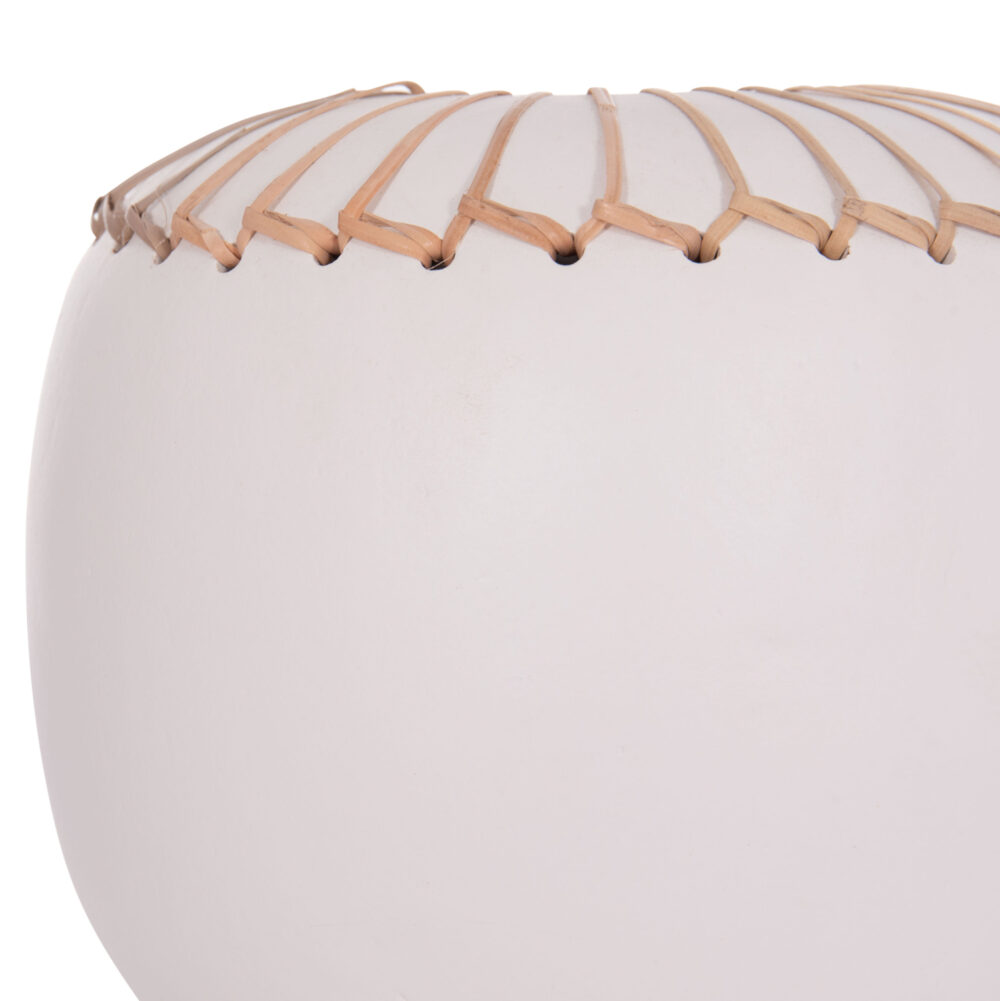 ΕΠΙΤΡΑΠΕΖΙΟ ΔΙΑΚΟΣΜΗΤΙΚΟ ΒΑΖΟ LENNOX HM4675.02L TΕΡΑΚΟΤΑ ΣΕ ΛΕΥΚΟ--Φ22x20Υεκ. - Image 6