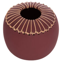 ΕΠΙΤΡΑΠΕΖΙΟ ΔΙΑΚΟΣΜΗΤΙΚΟ ΒΑΖΟ LENNOX HM4675.06L TΕΡΑΚΟΤΑ ΣΕ ΒΥΣΣΙΝΙ--Φ22x20Υεκ. - Image 4