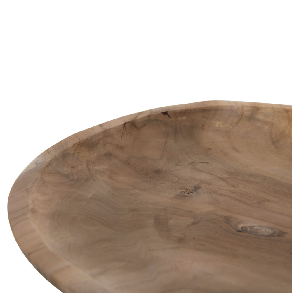 ΕΠΙΤΡΑΠΕΖΙΟ ΔΙΑΚΟΣΜΗΤΙΚΟ HM4293 ΟΒΑΛ ΔΙΣΚΟΣ ΑΝΑΚΥΚΛΩΜΕΝΟ ΤΕΑΚ 45x35x4Υεκ. - Image 9