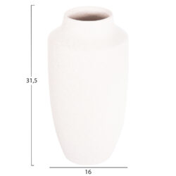 ΕΠΙΤΡΑΠΕΖΙΟ ΚΕΡΑΜΙΚΟ ΔΙΑΚΟΣΜΗΤΙΚΟ ΒΑΖΟ GALAD HM4588.01 ΕΚΡΟΥ ΚΡΥΣΤΑΛΛΙΚΟ Φ16x32Υεκ - Image 2