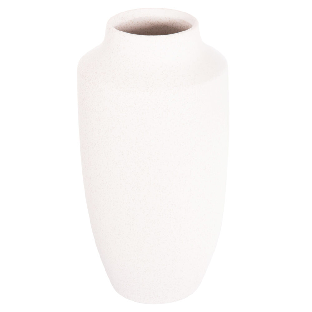 ΕΠΙΤΡΑΠΕΖΙΟ ΚΕΡΑΜΙΚΟ ΔΙΑΚΟΣΜΗΤΙΚΟ ΒΑΖΟ GALAD HM4588.01 ΕΚΡΟΥ ΚΡΥΣΤΑΛΛΙΚΟ Φ16x32Υεκ - Image 1