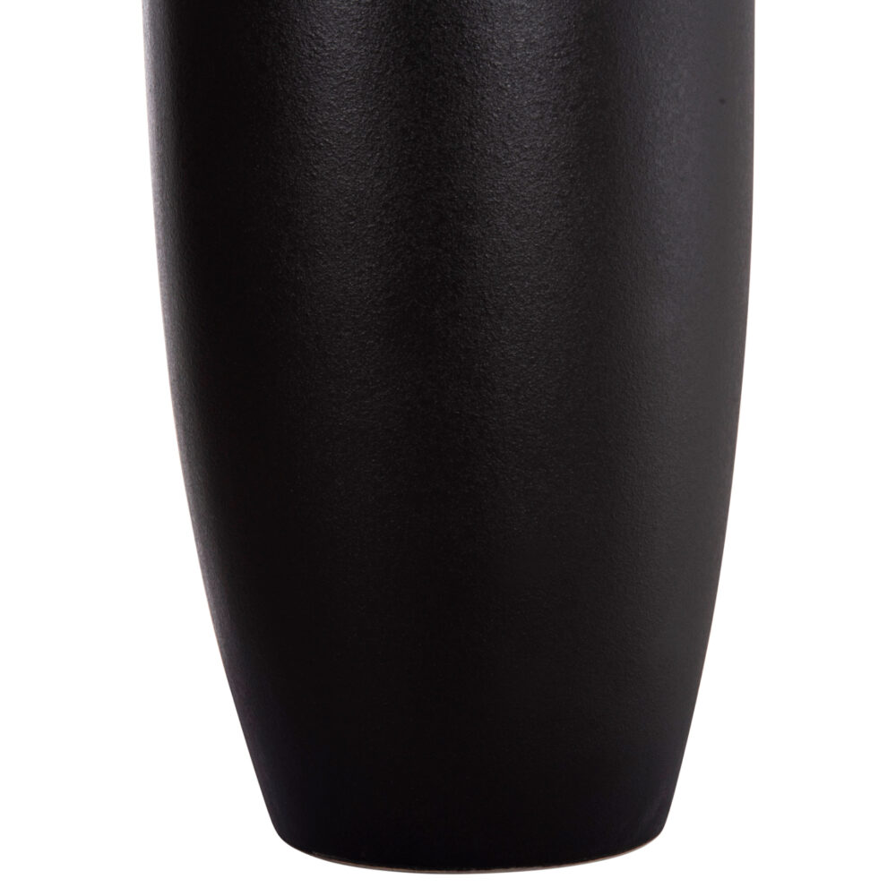 ΕΠΙΤΡΑΠΕΖΙΟ ΚΕΡΑΜΙΚΟ ΔΙΑΚΟΣΜΗΤΙΚΟ ΒΑΖΟ GALAD HM4587.02 ΜΑΥΡΟ ΜΑΤ Φ17,5x40Υ εκ. - Image 5