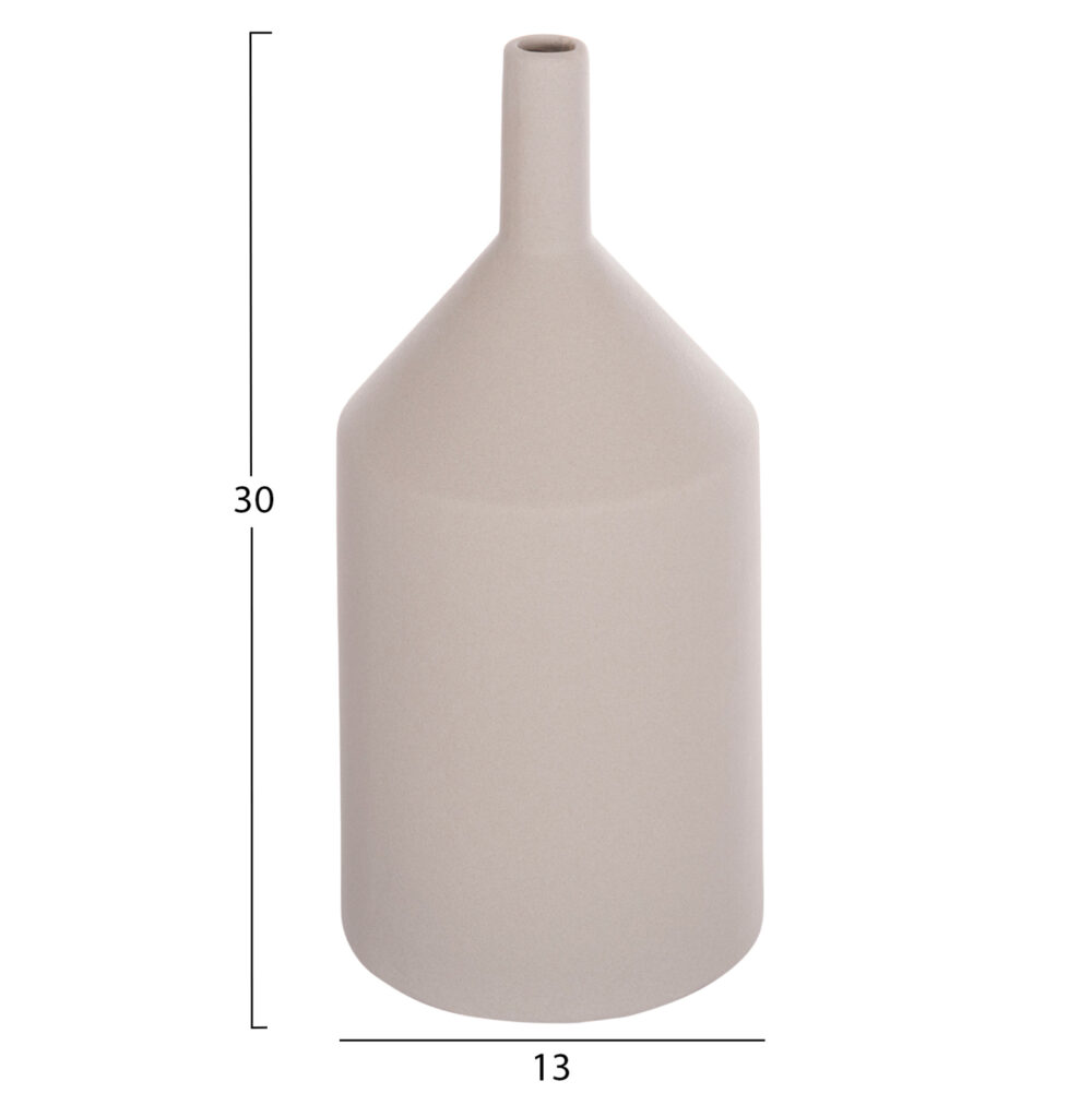 ΕΠΙΤΡΑΠΕΖΙΟ ΚΕΡΑΜΙΚΟ ΔΙΑΚΟΣΜΗΤΙΚΟ GALAD HM4608.03 ΓΚΡΙ ΜΑΤ Φ13x30Υεκ - Image 2