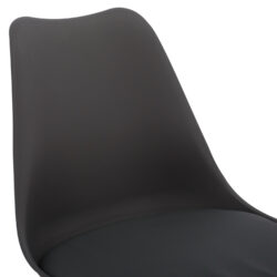 ΚΑΡΕΚΛΑ VEGAS HM0033.03 ΠΟΔΙΑ ΟΞΙΑΣ-ΚΑΘΙΣΜΑ P.P. ΣΚΟΥΡΟ ΓΚΡΙ 45x56x80Υεκ. - Image 7