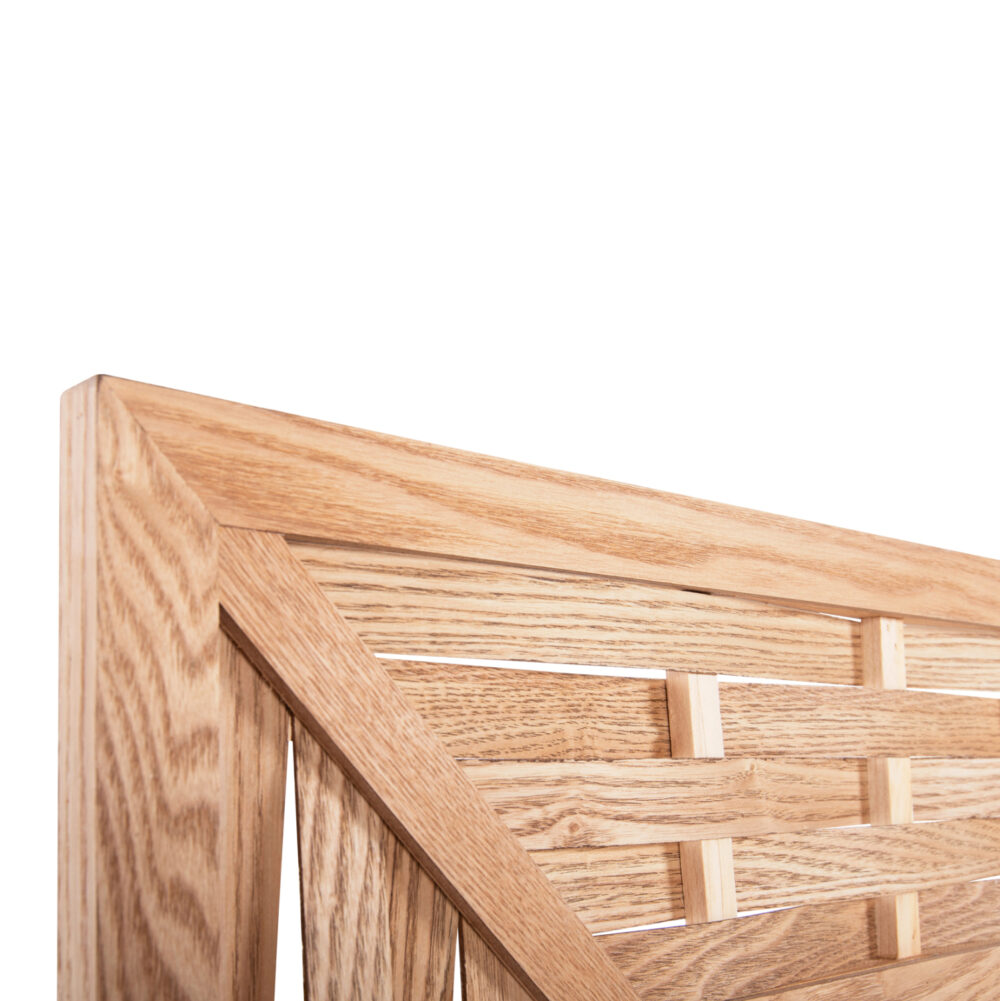 ΚΑΘΡΕΠΤΗΣ ΤΟΙΧΟΥ ΟΡΘΟΓΩΝΙΟΣ HM4225 ΜΠΑΜΠΟΥ ΣΕ ΧΡΩΜΑ ΟΑΚ 120x2,5x80 εκ. - Image 4