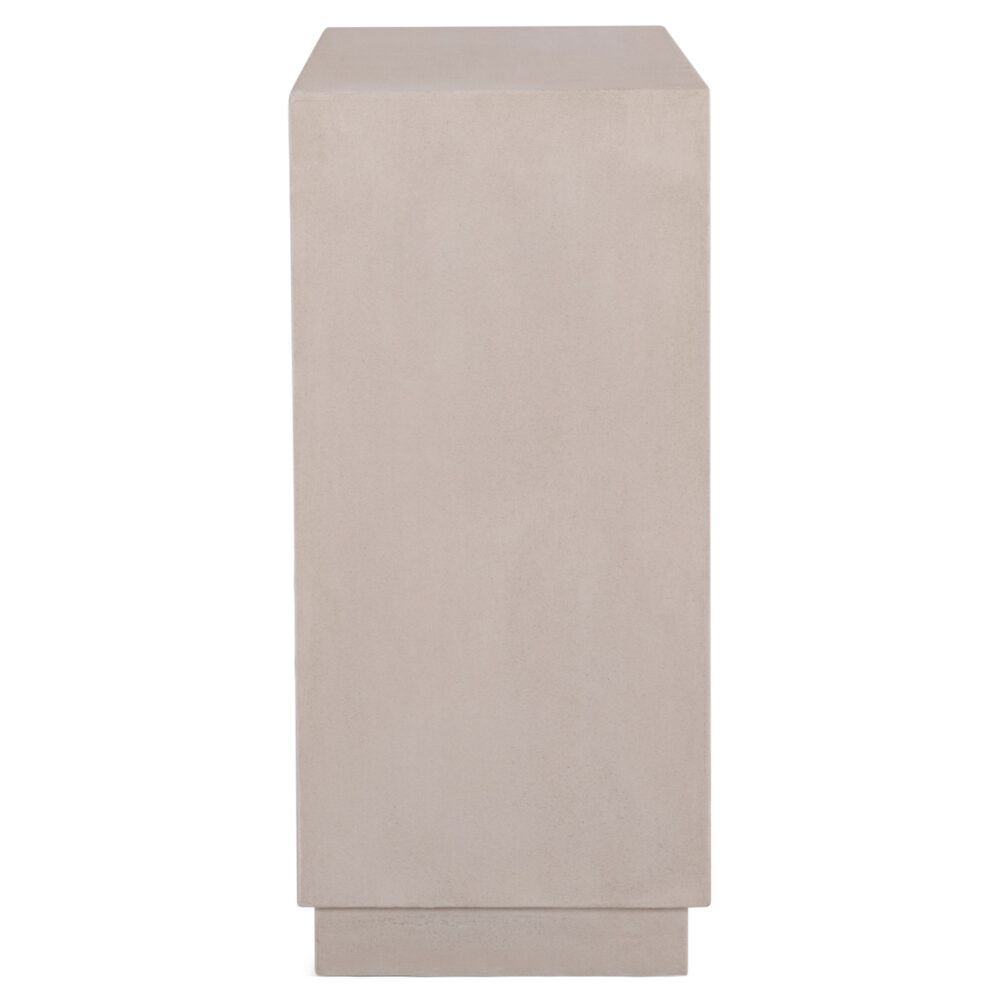 ΜΠΟΥΦΕΣ ΣΕΙΡΑ SANTORINI HM18046 MDF ΣΕ ΥΠΟΛΕΥΚΟ ΧΡΩΜΑ-2 ΣΥΡΤΑΡΙΑ & 2 ΠΟΡΤΕΣ 107x38x82,5Υεκ. - Image 4