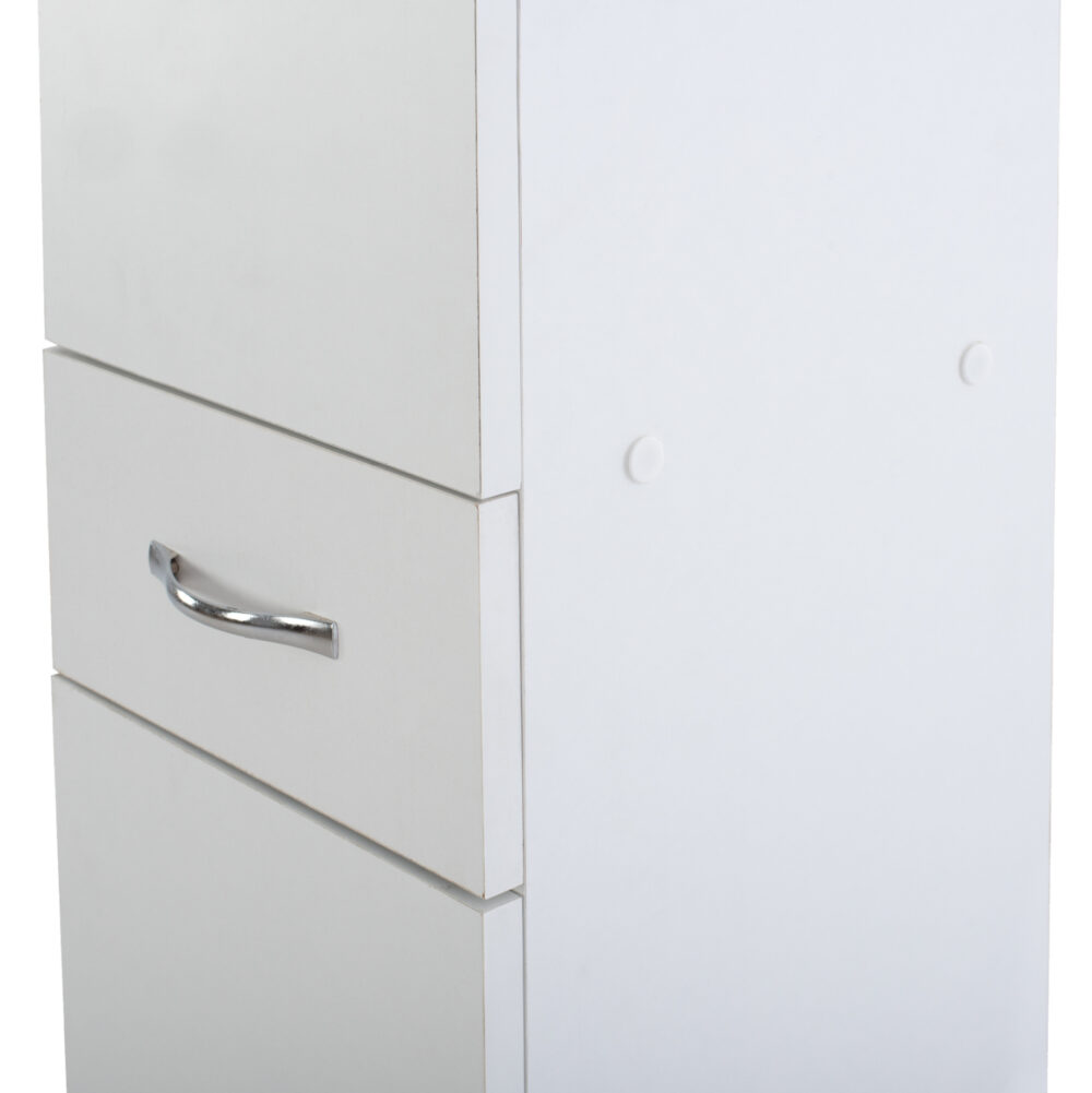 ΝΤΟΥΛΑΠΙ ADEMIA ΣΤΗΛΗ ΠΟΛΛΑΠΛΩΝ ΧΡΗΣΕΩΝ ΜΕΛΑΜΙΝΗ ΛΕΥΚΟ 30x33x175,5Yεκ.HM9124.11 - Image 8