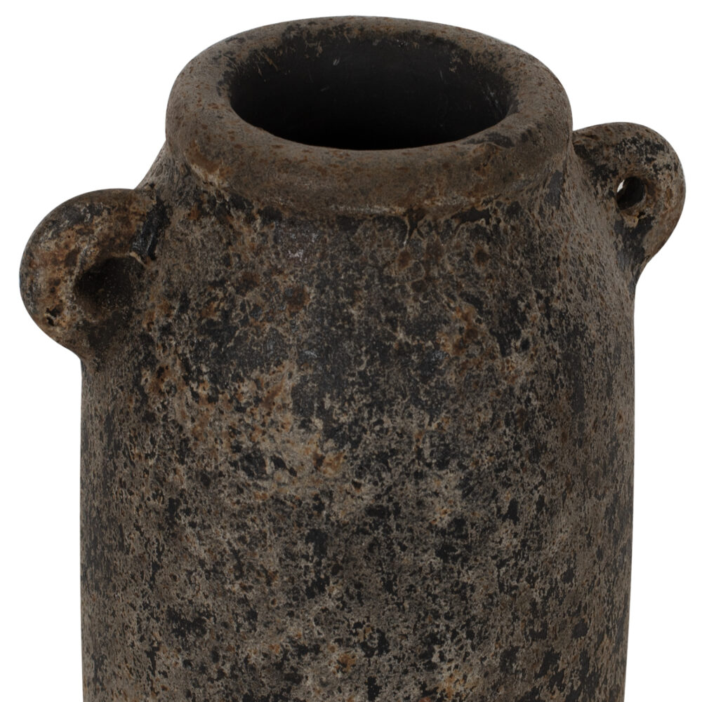 ΔΙΑΚΟΣΜΗΤΙΚA ΒΑΖA ΑΠΟ TERRACOTTA ΓΚΡΙ HM7710 - Image 7