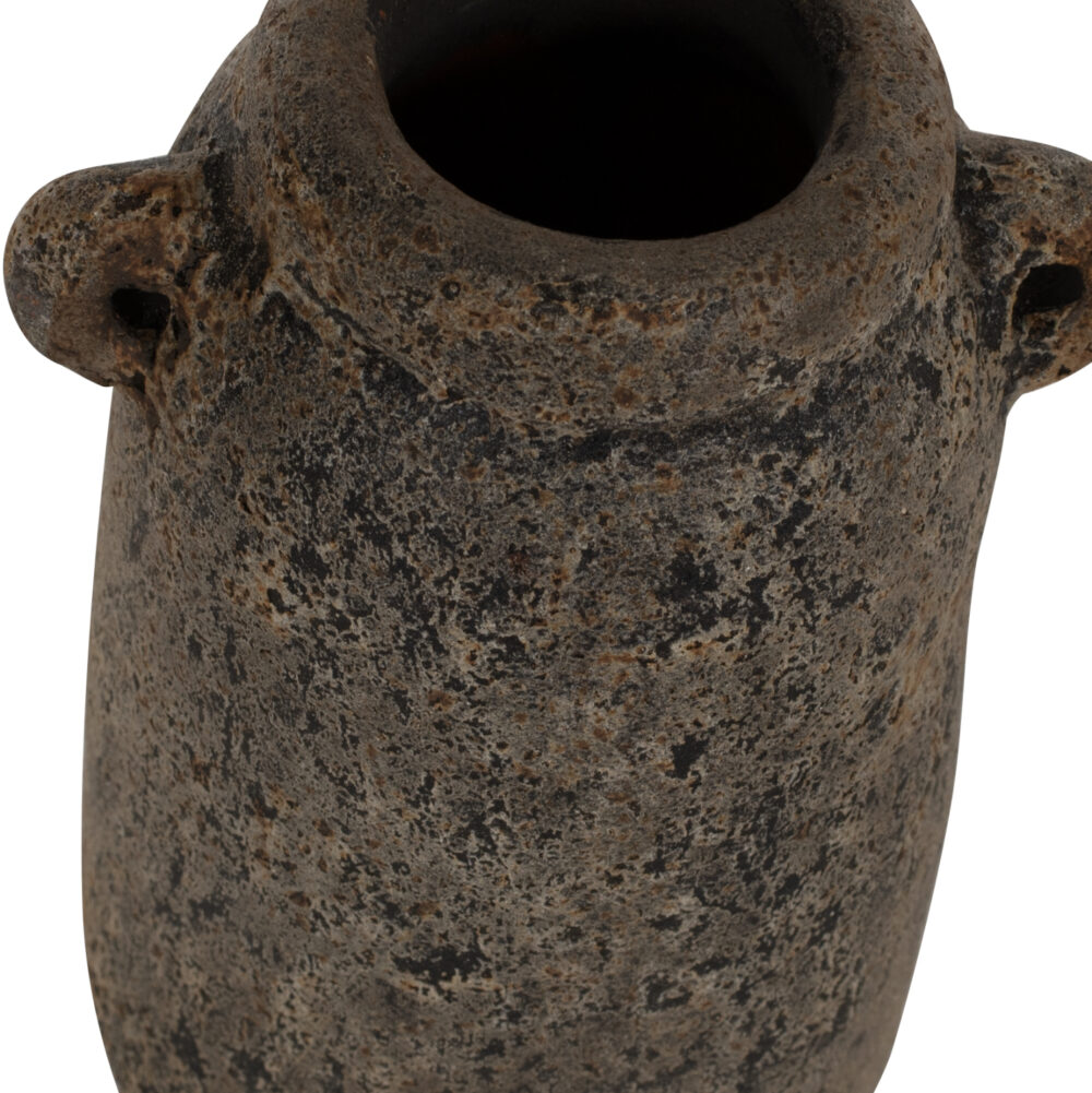 ΔΙΑΚΟΣΜΗΤΙΚA ΒΑΖA ΑΠΟ TERRACOTTA ΓΚΡΙ HM7710 - Image 9