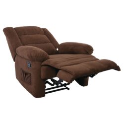 JULIA Massage Πολυθρόνα Relax Σαλονιού - Καθιστικού, Ύφασμα Καφέ - Image 3