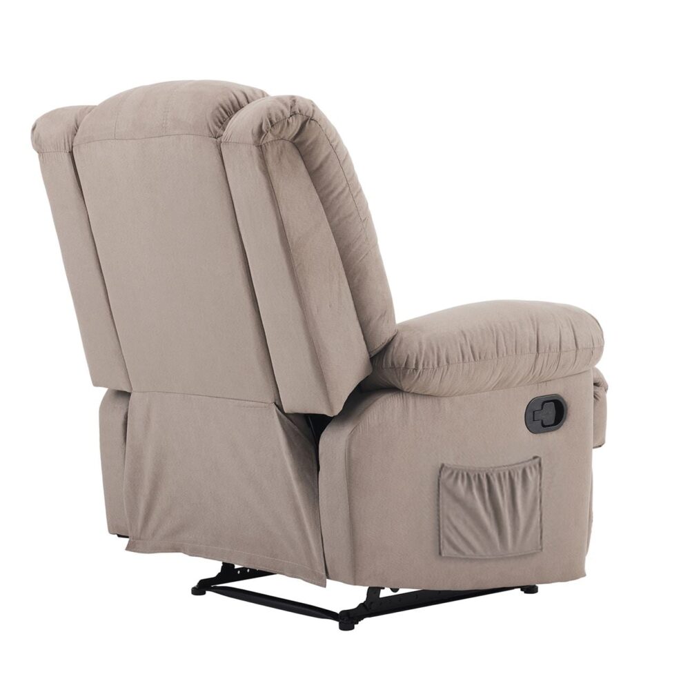 JULIA Massage Πολυθρόνα Relax Σαλονιού - Καθιστικού, Ύφασμα Cappuccino - Image 5