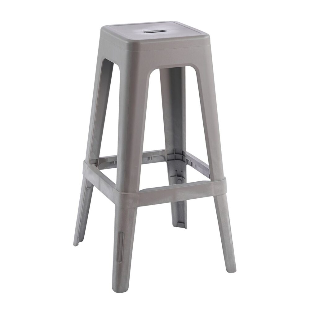 RELIX PP Σκαμπό BAR Στοιβαζόμενο, PP Απόχρωση Sand Beige - Image 2