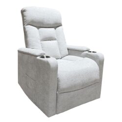 NANCY Lift-Relax Πολυθρόνα Σαλονιού - Καθιστικού, Ύφασμα Αν.Γκρι (ηλεκτρική ανάκληση) - Image 2