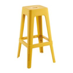 RELIX PP Σκαμπό BAR Στοιβαζόμενο, PP Απόχρωση Κροκί - Image 2