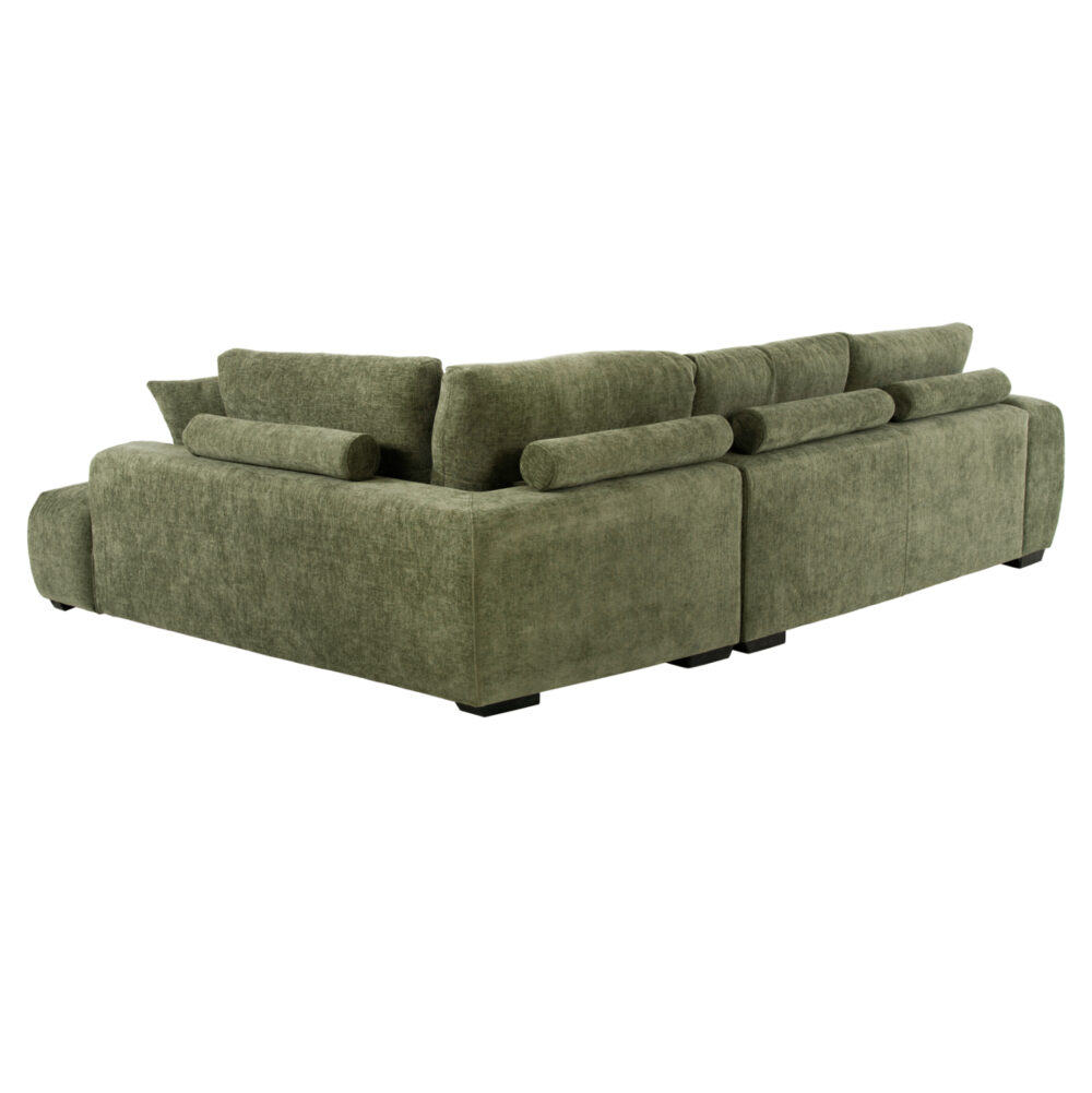 ΚΑΝΑΠΕΣ ΓΩΝΙΑ (ΔΕΞΙΑ) COVEN HM3266.14R ΠΡΑΣΙΝΟ ΥΦΑΣΜΑ 298x102-208x85Υεκ. - Image 5