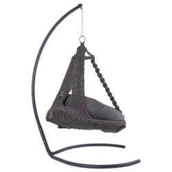 ΚΡΕΜΑΣΤΗ ΦΩΛΙΑ AUGUST ΜΑΚΡΑΜΕ-ΜΕΤΑΛΛΟ ΑΝΘΡΑΚΙ HM5922.10 123x113x145Υεκ. - Image 4