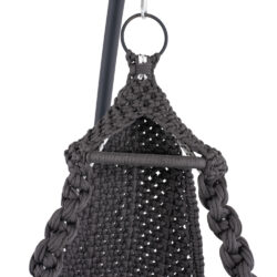 ΚΡΕΜΑΣΤΗ ΦΩΛΙΑ AUGUST ΜΑΚΡΑΜΕ-ΜΕΤΑΛΛΟ ΑΝΘΡΑΚΙ HM5922.10 123x113x145Υεκ. - Image 6