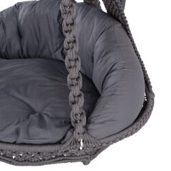 ΚΡΕΜΑΣΤΗ ΦΩΛΙΑ AUGUST ΜΑΚΡΑΜΕ-ΜΕΤΑΛΛΟ ΑΝΘΡΑΚΙ HM5922.10 123x113x145Υεκ. - Image 8