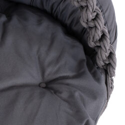 ΚΡΕΜΑΣΤΗ ΦΩΛΙΑ AUGUST ΜΑΚΡΑΜΕ-ΜΕΤΑΛΛΟ ΑΝΘΡΑΚΙ HM5922.10 123x113x145Υεκ. - Image 9