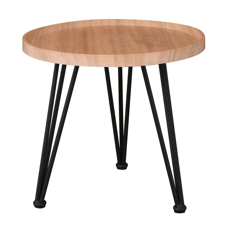 matrix-trapezaki-saloniou-kathistikou-metallo-vafi-mavro-xylo-fysiko-enlarge MATRIX Τραπεζάκι Σαλονιού Καθιστικού, Μέταλλο Βαφή Μαύρο, Ξύλο Φυσικό - Image 1