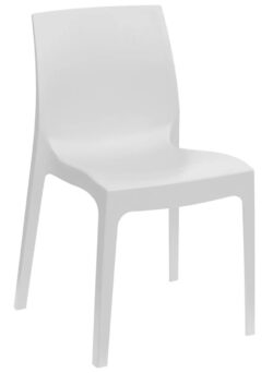 ROME καρέκλα polypropylene ματ ΛΕΥΚΟ, 54x52x81