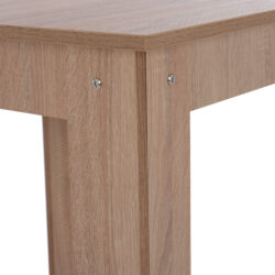 ΣΕΤ ΤΡΑΠΕΖΑΡΙΑΣ 3ΤΜΧ KELVIN HM21376 ΤΕΤΡΑΓΩΝΟ ΤΡΑΠΕΖΙ SONAMA OAK--2 ΚΑΡΕΚΛΕΣ ΜΑΥΡΕΣ - Image 4